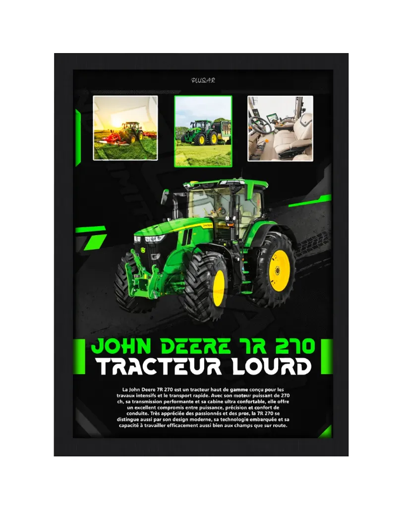 [John Deere 7R 270] John Deere 7R 270 TRACTEUR LOURD